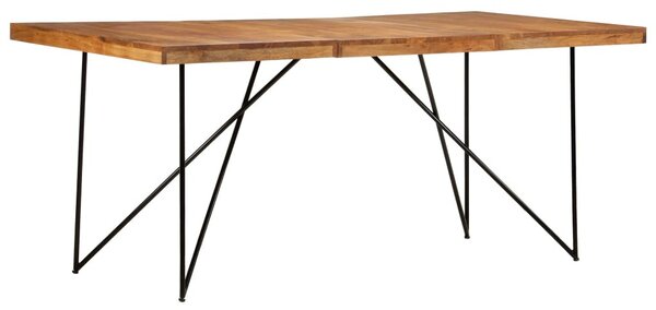 Tömör akácfa étkezőasztal 180 x 90 x 76 cm