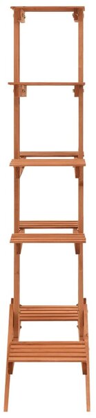 Tömör fenyőfa virágtartó állvány 83 x 25 x 132 cm