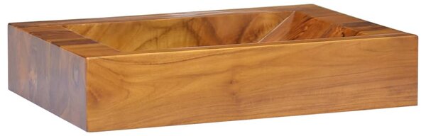 Tömör tikfa mosdókagyló 50 x 35 x10 cm
