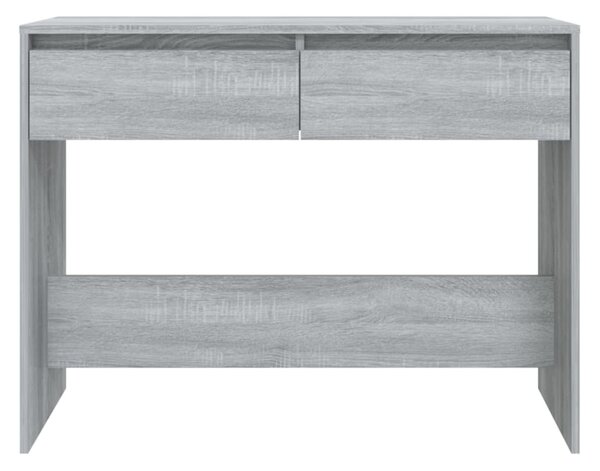 Szürke sonoma szerelt fa dohányzóasztal 100x35x76,5 cm