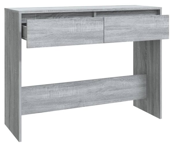 Szürke sonoma szerelt fa dohányzóasztal 100x35x76,5 cm