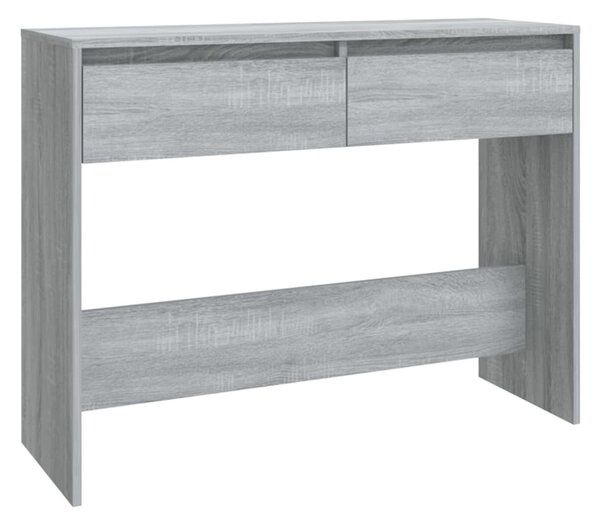 Szürke sonoma szerelt fa dohányzóasztal 100x35x76,5 cm