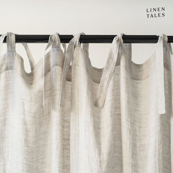 Daytime bézs len függöny, 250 x 130 cm - Linen Tales