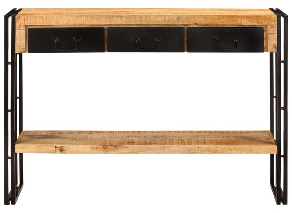 Tömör mangófa tálalóasztal 110 x 30 x 76 cm