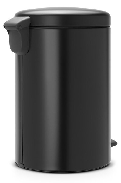 Matt fekete acél pedálos szemetes 20 l NewIcon – Brabantia