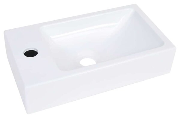 Fehér SMC mosdókagyló 400 x 220 x 90 mm