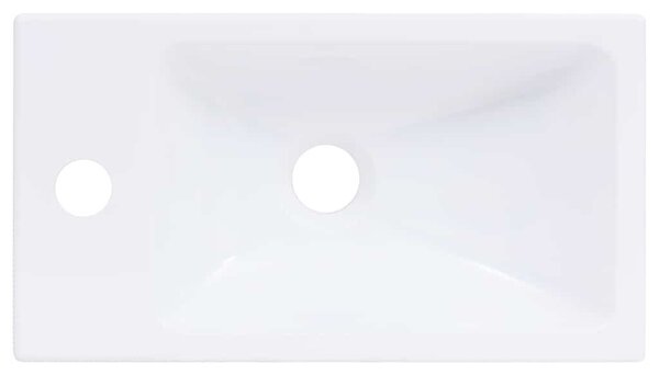 Fehér SMC mosdókagyló 400 x 220 x 90 mm