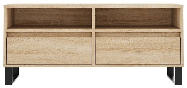 Sonoma tölgyszínű szerelt fa TV-szekrény 100x34,5x44,5 cm