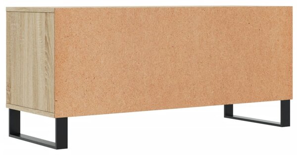 Sonoma tölgyszínű szerelt fa TV-szekrény 100x34,5x44,5 cm