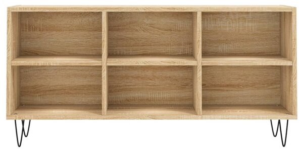 Sonoma tölgy színű szerelt fa TV-szekrény 103,5x30x50 cm