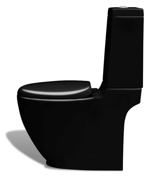 Fekete kerámia WC és bidé szett