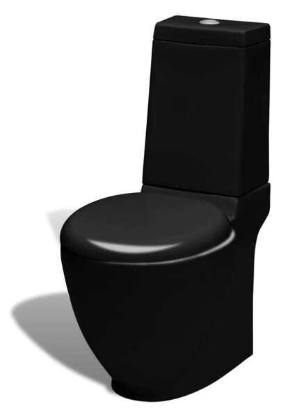 Fekete kerámia WC és bidé szett