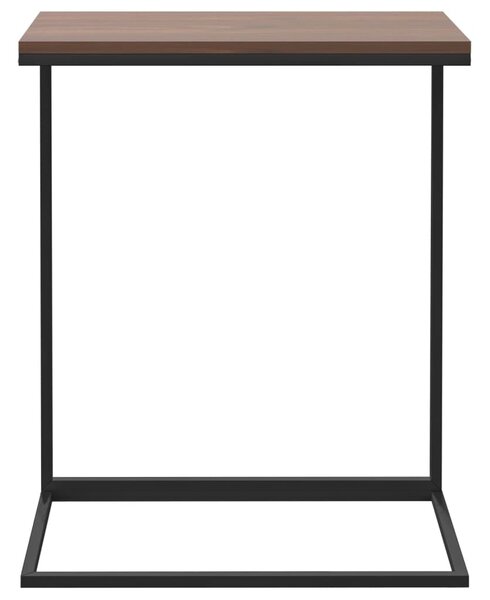 Fekete szerelt fa kisasztal 55 x 35 x 66 cm