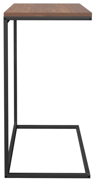 Fekete szerelt fa kisasztal 55 x 35 x 66 cm