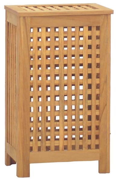 Tömör tíkfa szennyestartó 35 x 25 x 60 cm
