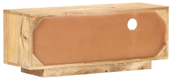 Tömör mangófa TV-szekrény 90 x 30 x 35 cm