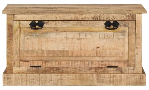 Tömör mangófa cipőtároló pad 85 x 40 x 45 cm