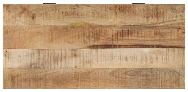 Tömör mangófa cipőtároló pad 85 x 40 x 45 cm