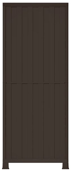 Rattanstílusú műanyag szekrény 68 x 39 x 171,5 cm