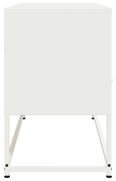 Fehér acél TV-szekrény 100,5x39x60,5 cm