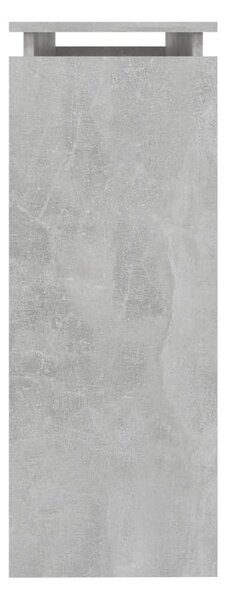 Betonszürke szerelt fa tálalóasztal 102 x 30 x 80 cm