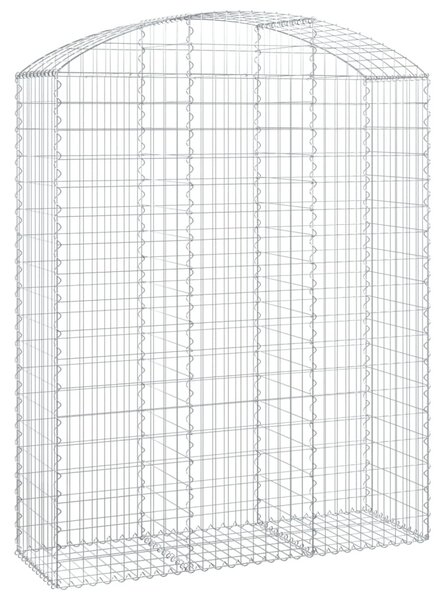 Íves horganyzott vas gabion kosár 150x50x180/200 cm