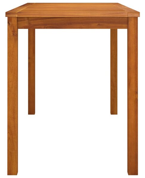 Tömör akácfa kerti asztal 110 x 55 x 67 cm