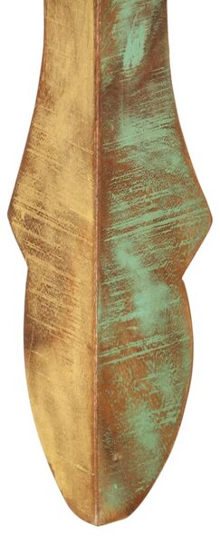 Tömör újrahasznosított fa étkezőasztal 110 x 52 x 76 cm