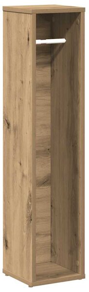 Artisan tölgyfa fürdőszobaszekrény papírtartóval 20,5 x 20 x 90 cm