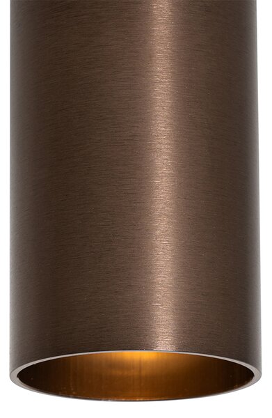 4 darabos modern sötét bronz spotlámpa készlet 5,5 cm - Tuba