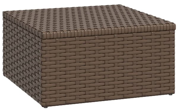 Barna polyrattan kerti ülőgarnitúra