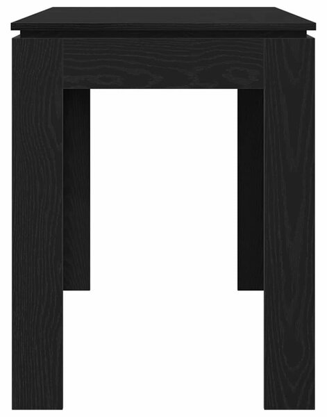 Fekete tölgyfa étkezőasztal 120 x 60 x 76 cm