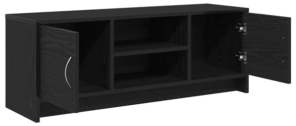Fekete tölgyfa TV-szekrény 102 x 30 x 37,5 cm