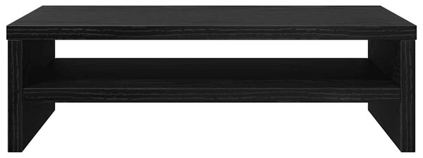 Fekete tölgyfa monitorállvány 42 x 24 x 13 cm