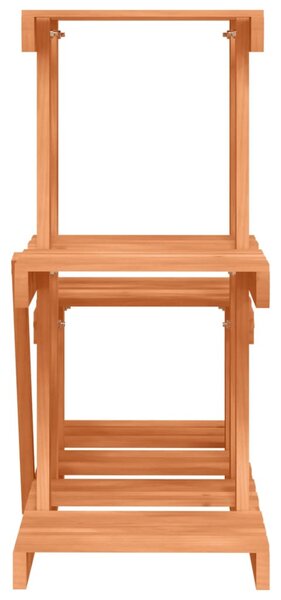 Tömör fenyőfa virágtartó állvány 58 x 25 x 51 cm