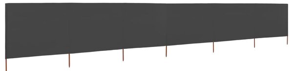 VidaXL szürke 6-paneles szövet szélellenző 800 x 80 cm