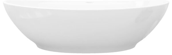 140678 Luxury Ceramic Basin Oval with Overflow and Faucet Hole