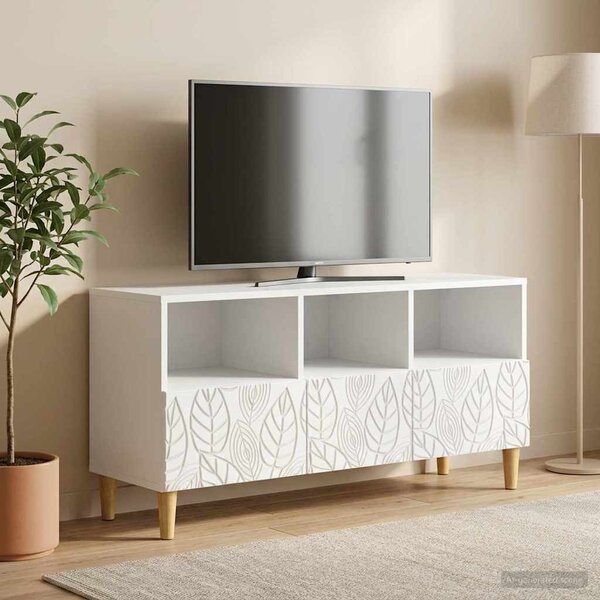 TV szekrény 102 x 34,5 x 50 cm Fehér Szerelt Fa