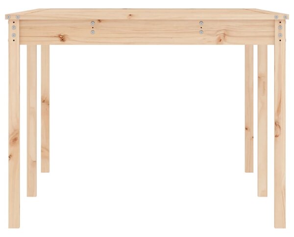 Tömör fenyőfa kerti asztal 203,5 x 100 x 76 cm