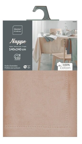 Pamut asztalterítő 140x240 cm Charline – douceur d'intérieur