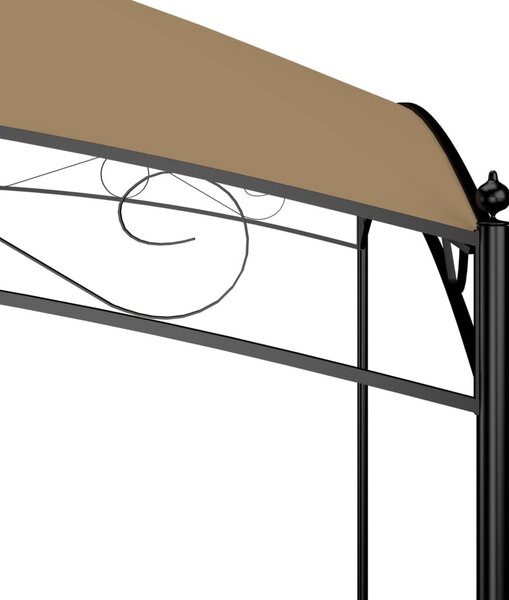 Tópszínű pavilon 3 x 4 x 2,65 m 180 g/m²