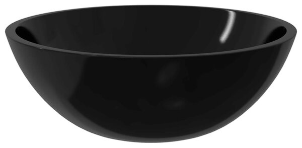 Fehér üveg fekete 50 x 37 x 14 cm