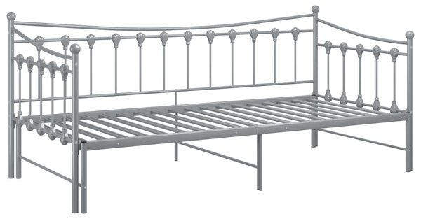 VidaXL szrüke fém kihúzható kanapéágy-keret 90 x 200 cm