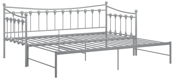 VidaXL szrüke fém kihúzható kanapéágy-keret 90 x 200 cm