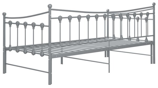 VidaXL szrüke fém kihúzható kanapéágy-keret 90 x 200 cm