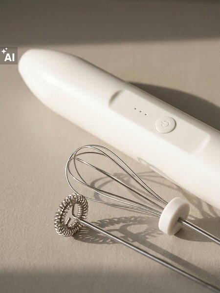 Sinsay - Elektromos tejhabosító cserélhető fejekkel - fehér