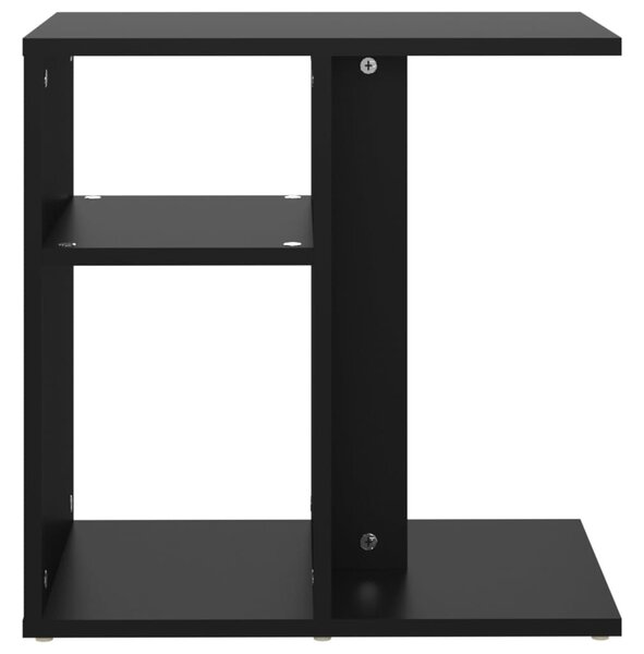 Fekete szerelt fa kisasztal 50 x 30 x 50 cm