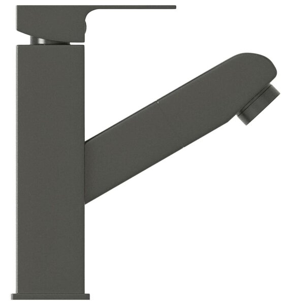 Szürke kihúzható fürdőszobai mosdócsaptelep 157 x 172 mm