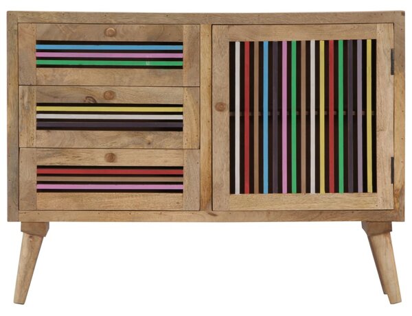 Tömör mangófa tálalószekrény 100 x 30 x 75 cm