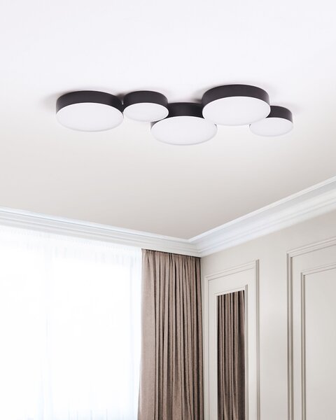 LED mennyezeti lámpa LUGA Fém Fekete